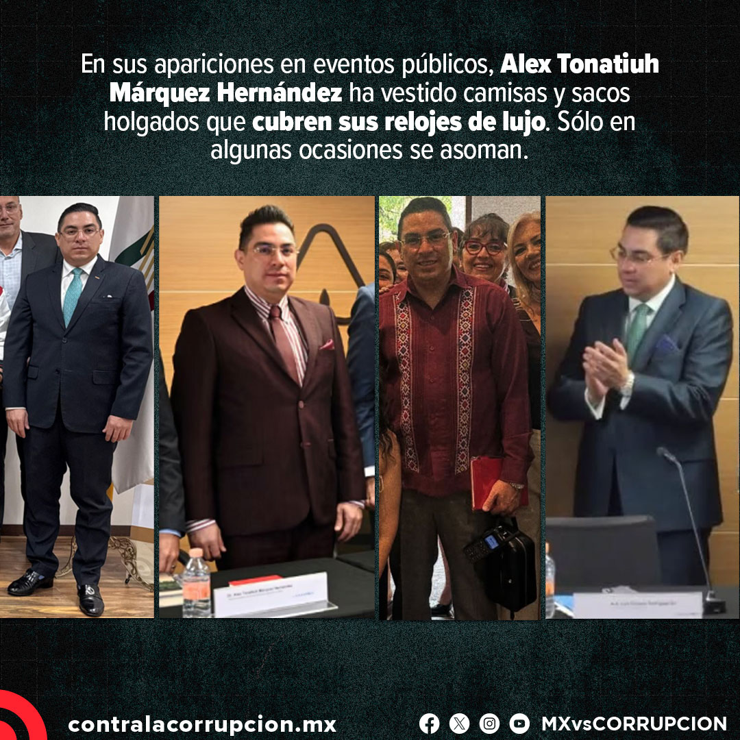 3) Su primer reloj de más de 1 mdp lo compró en septiembre de 2012, cuando laboraba como abogado especializado en “validaciones jurídicas y legales” de la Contaduría Mayor de Hacienda de la Asamblea Legislativa y tras dos años de desempeñarse como asesor parlamentario.