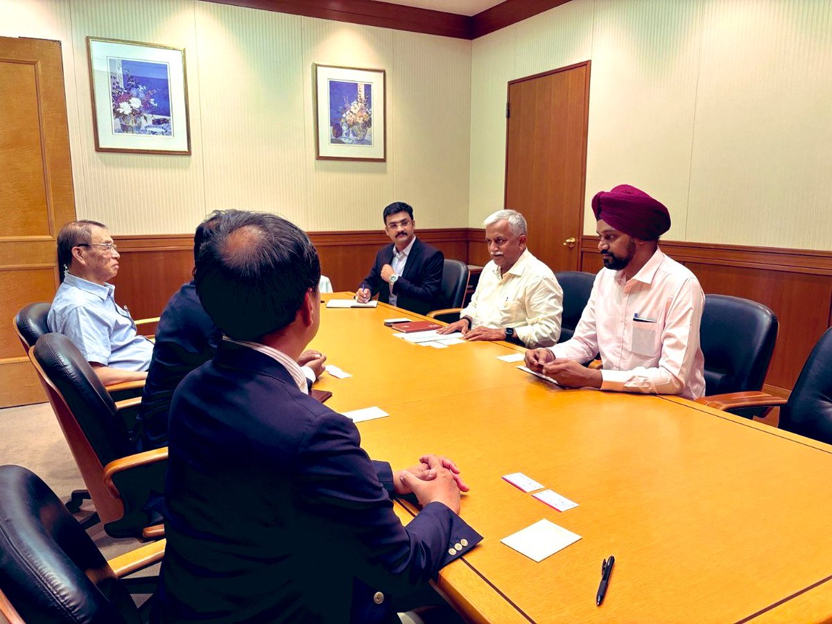 Today, I had the pleasure of meeting Mr. Takeo Tanaka (Chairman) and Mr. Takeshi Tanaka (President) of Tanaka Electric Co. Ltd.

We had an engaging discussion on potential collaboration in rare earth materials, semiconductors, and precision manufacturing. A key highlight was