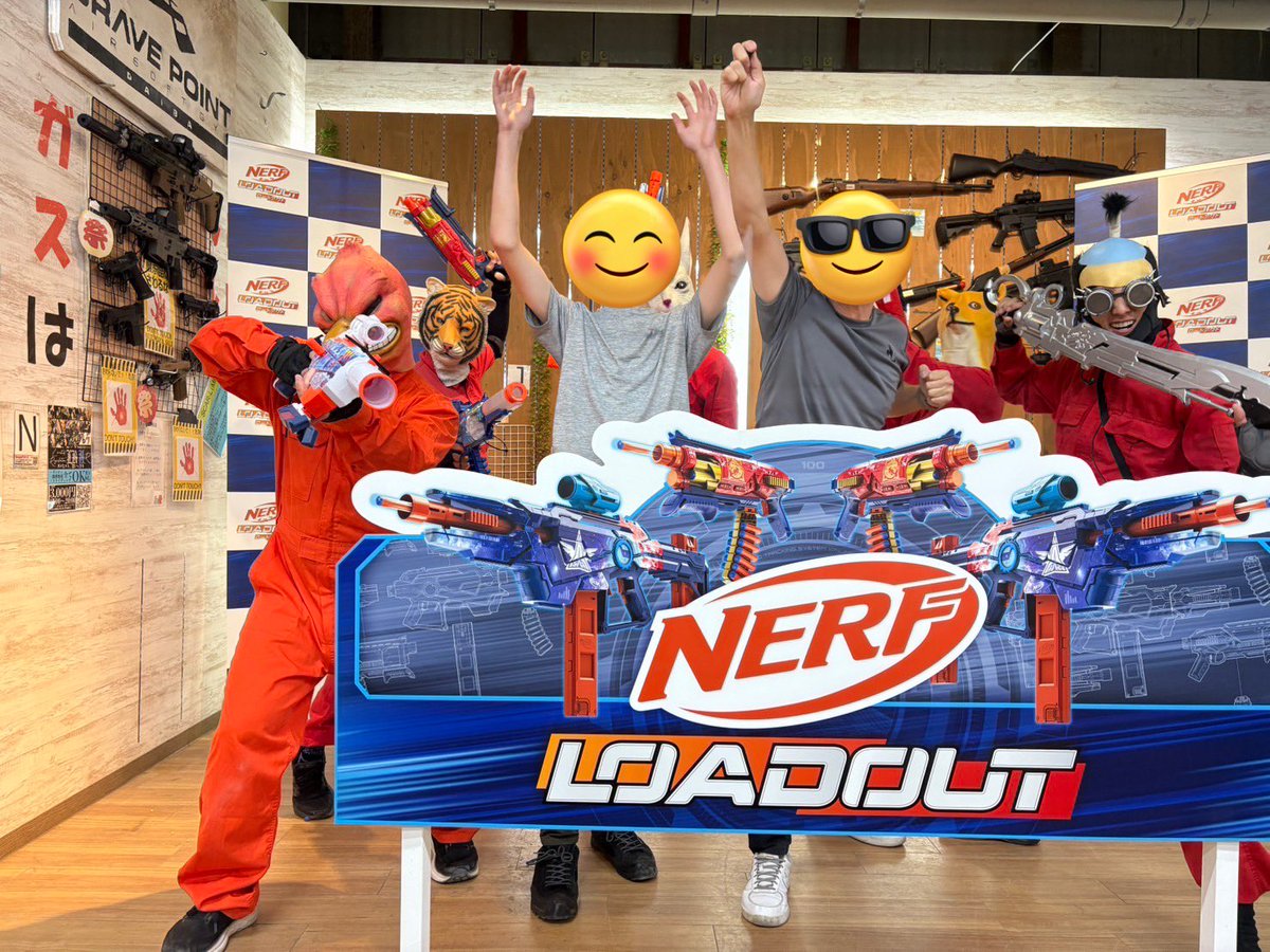 kamiwaza_team1's tweet image. お台場でのナーフイベント沢山のご参加ありがとうございました😁
みんな狙うの上手すぎてやられまくりました😂
#nerf 
#ナーフ