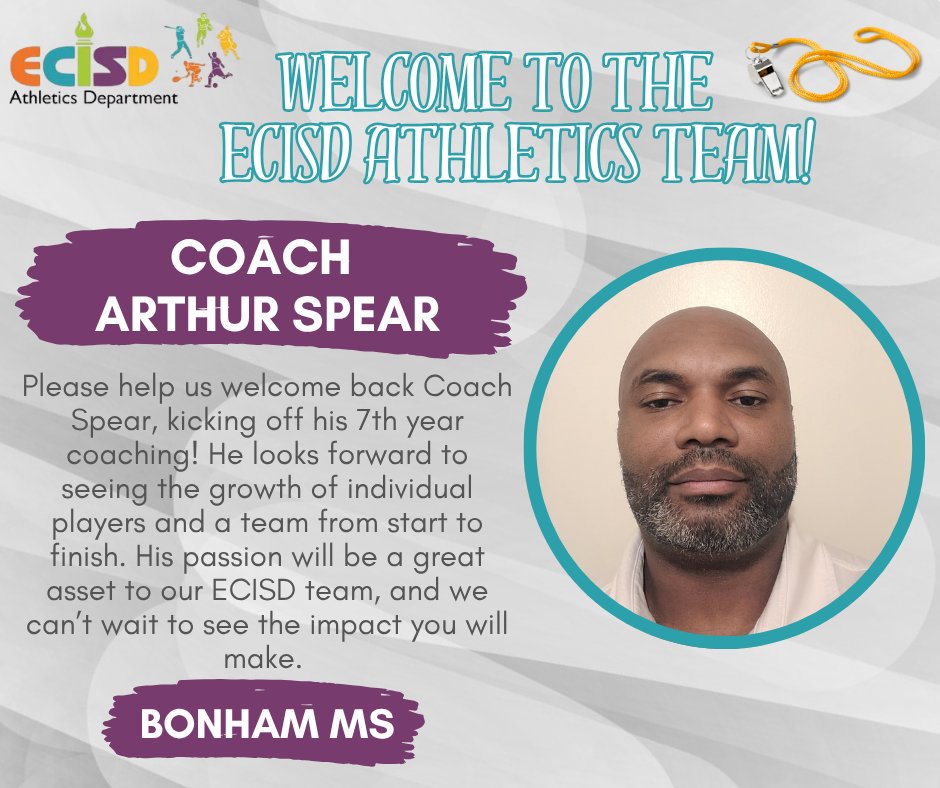 ECISDAthletics's tweet photo. Welcome Wednesday 🎉Please help us give a warm
@EctorCountyISD
welcome to some of our newest team members! We're excited to have these Coaches aboard and look forward to the impact they'll make with our student-athletes! #WinEverywhere #TeamECISD
@KeeleySBoyer https://t.co/K6VrhuU3DF