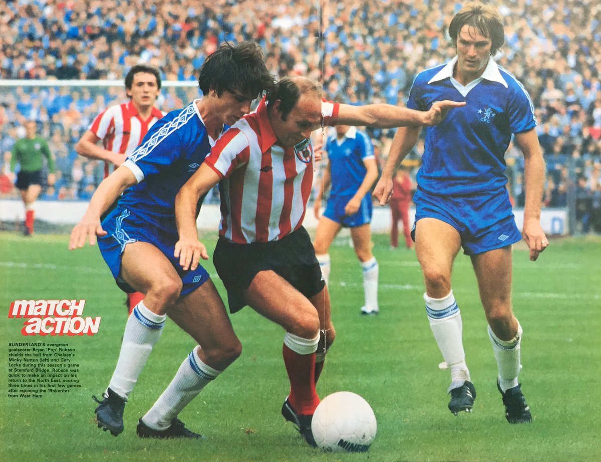 "Hit it /
Now you know what I say /
Talk about Pop Robson /
Everybody talk about Pop Robson".

Summer '79, &amp; the great man returns to Roker to reclaim that #SAFC No. 10 shirt.
Although New York, Paris, &amp; Munich were not on itinerary, London was (opening match at Stamford Bridge).