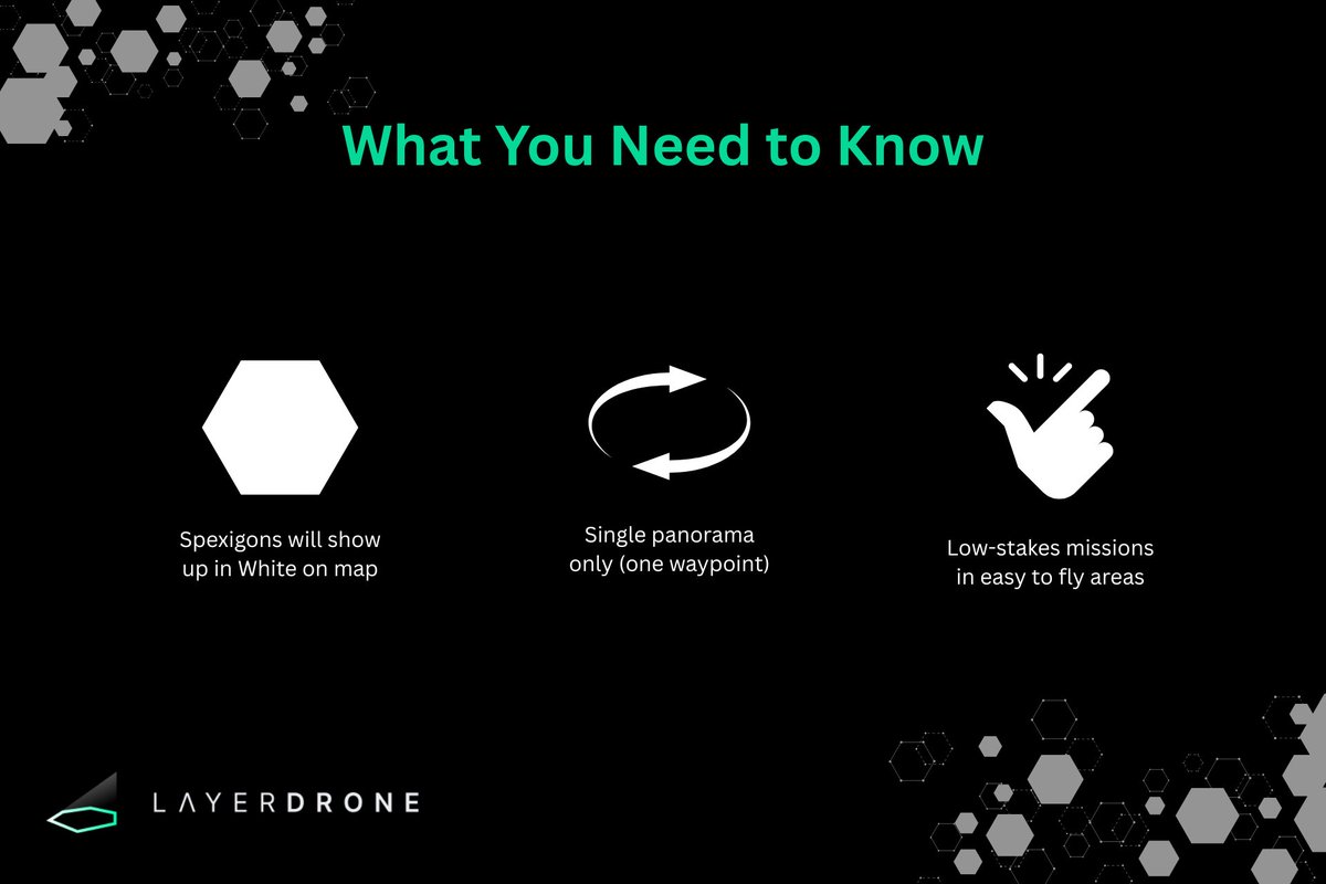 RP-only missions are popping up across the <a href="/SpexiGeospatial/">Spexi</a> app.

They don't reward cash, but they're low-stakes to build your reputation on the network:

→ faster, easier, single panorama missions
→ enables new pilots to test the network
→ builds up network reputation +