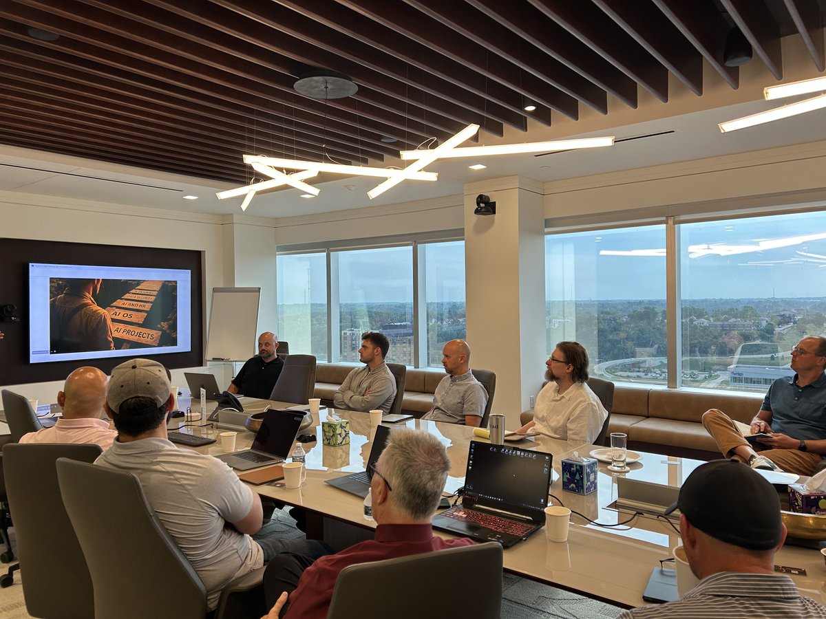 Our first AI Workshop exceeded all expectations!

We deepened our expertise in AI risk, secure deployment, and ChatGPT, thanks to Virtual Chief AI Officer insights.

Appreciate the support from <a href="/VarnumLaw/">Varnum LLP</a>, <a href="/EntrepreneurOrg/">Entrepreneurs' Organization (EO)</a>, and OWL.

#AIWorkshop #NuWave20 #AIStrategy
