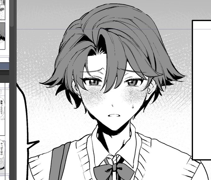 可愛い顔が描けた😍 