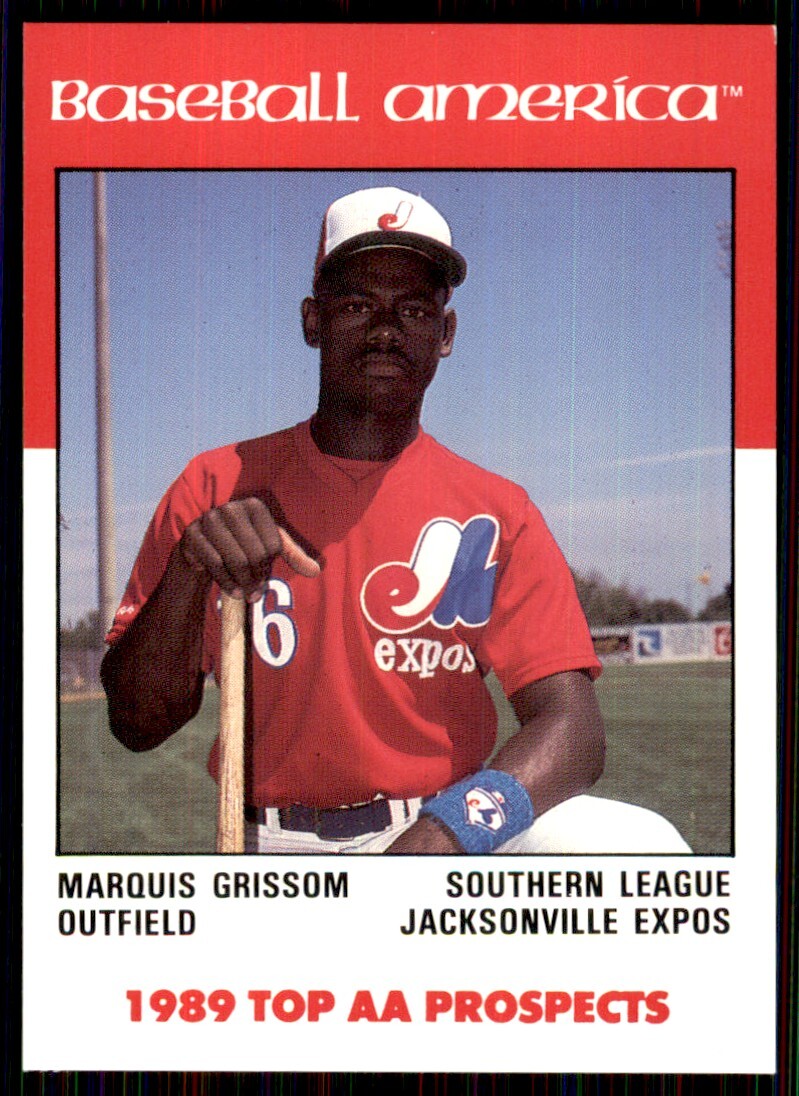 Marquis Grissom, 1989 Jacksonville <a href="/Montreal_Expos/">Montreal Expos</a> #Jaxpos