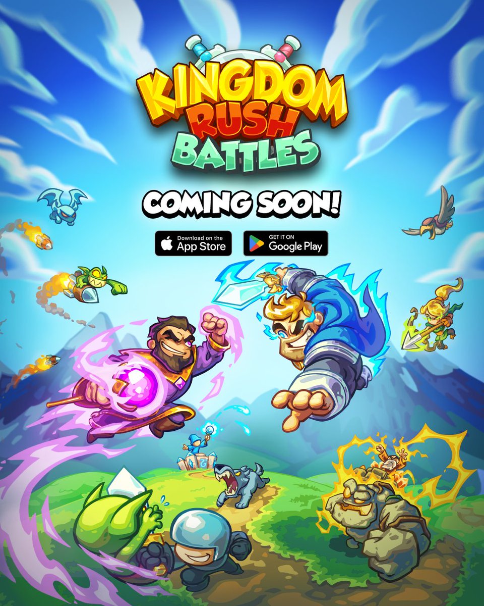 PvP has entered the Kingdom! 🏰
Kingdom Rush Battles, our first-ever Multiplayer Tower Defense, soft-launches today on Android &amp; iOS in Canada, Uruguay, Indonesia &amp; the Philippines. Subscribe for weekly development updates: kingdomrushbattles.com
