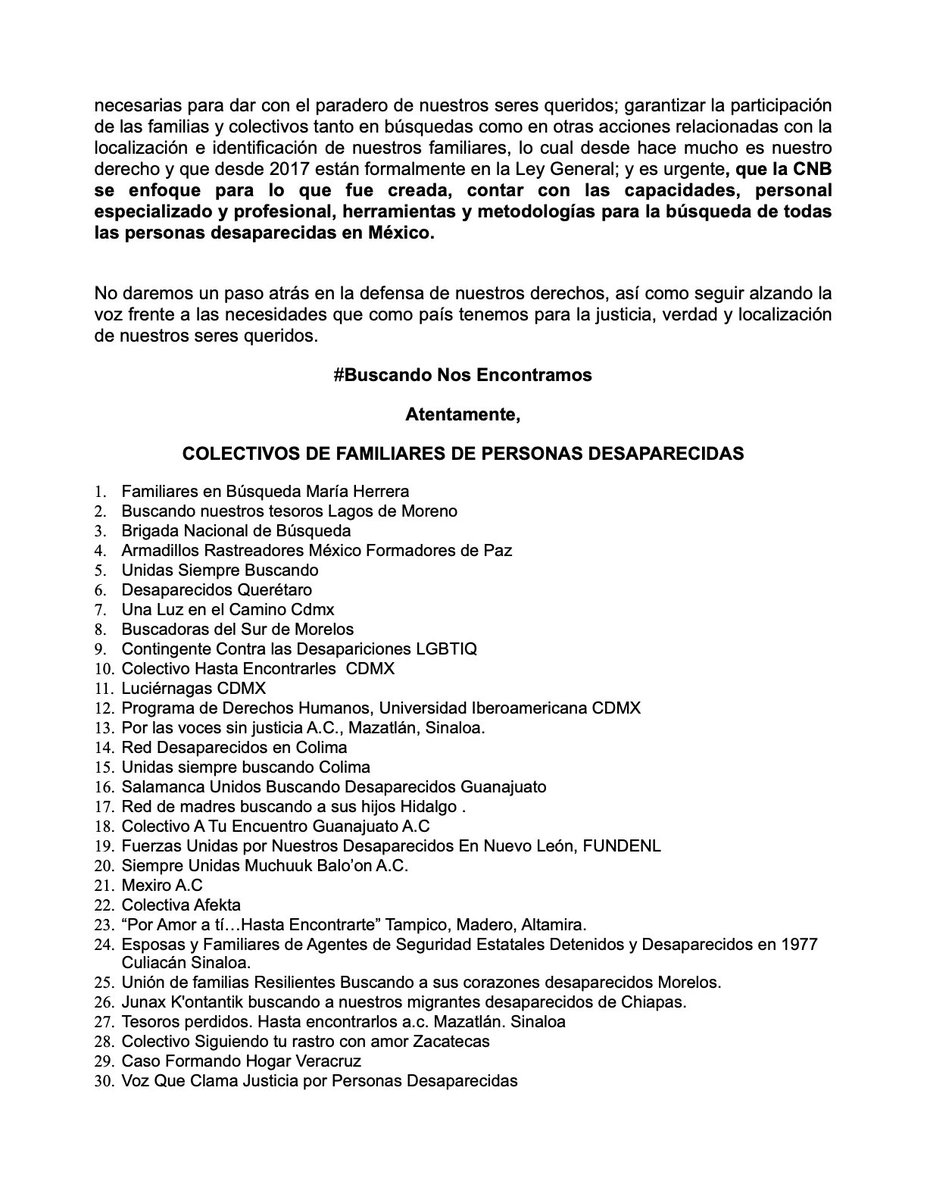 Brigada Buscándol@s tweet media