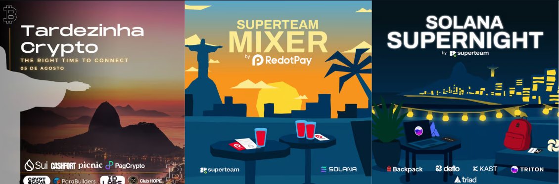 ParaBuilders no Blockchain RIO

A ParaBuilders segue expandindo sua presença e consolidando sua marca ao redor do Brasil e agora estamos oficialmente confirmados como Community Partner de 3 eventos

Se você vai estar no Rio de Janeiro, anota essas datas 🧵