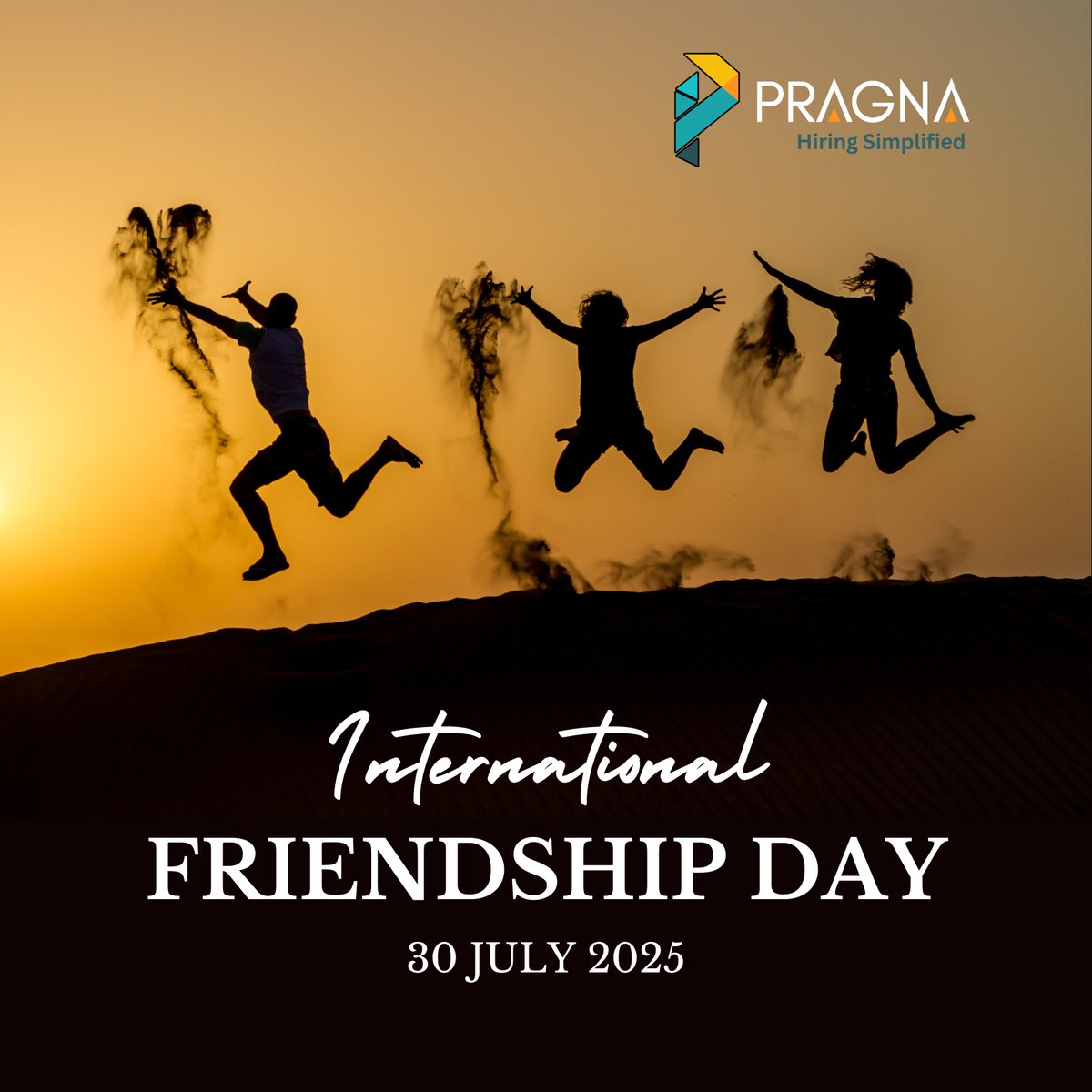PragnaSolution's tweet image. 👥 Happy #FriendshipDay from Pragna Solutions!
In recruiting, it’s more than filling roles—it’s about building real relationships.
✔️ Trusted partners
✔️ Believing candidates
✔️ Recruiters who listen

#RecruitingLife #HiringWithHeart #StrongerTogether #PragnaSolutions