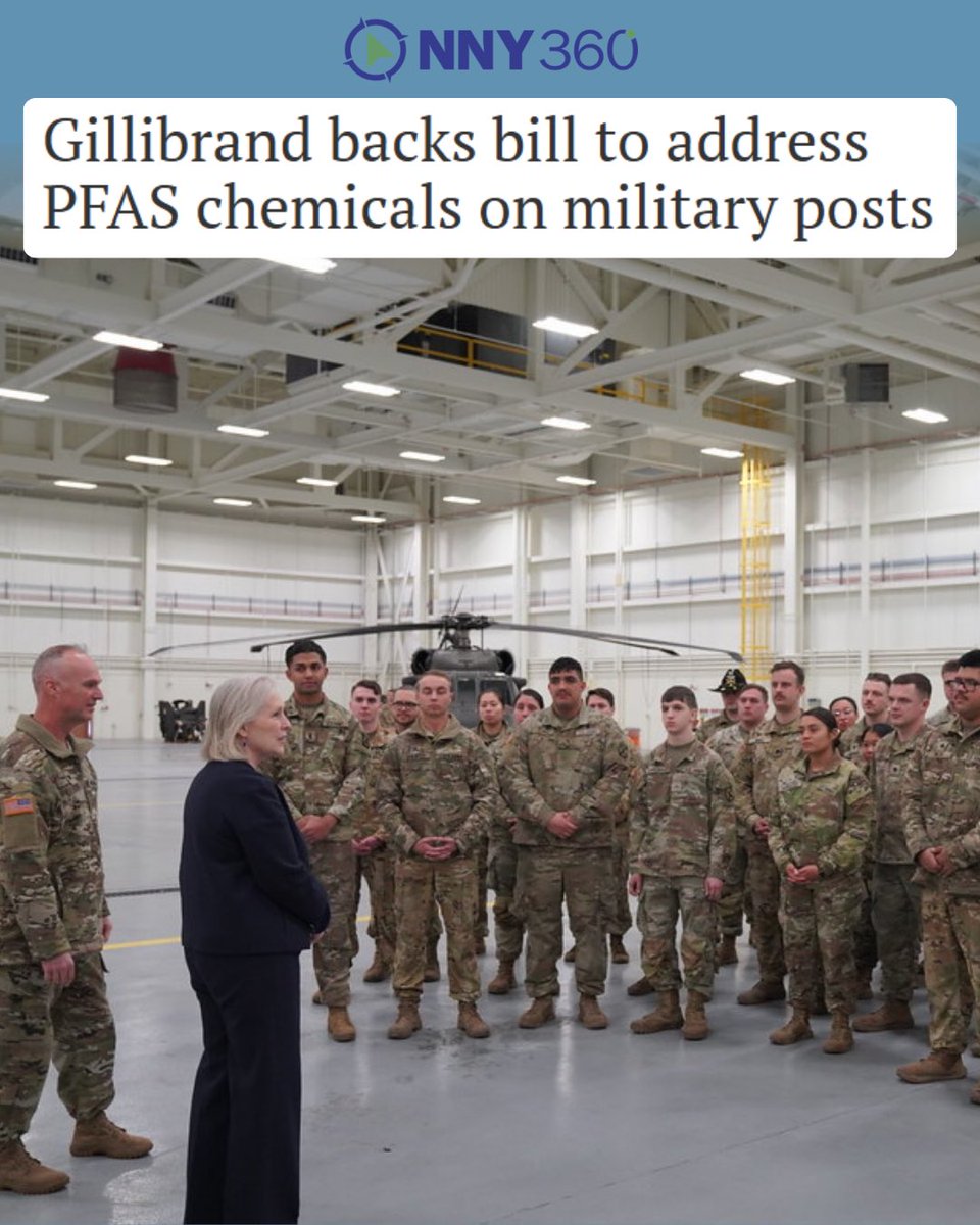 The DOD PFAS Discharge Prevention Act will:
 
✅Protect service members from toxic chemicals
✅Prevent drinking water pollution
✅Reduce the need for costly PFAS remediation
 
It's a commonsense bill. Let's get it passed.