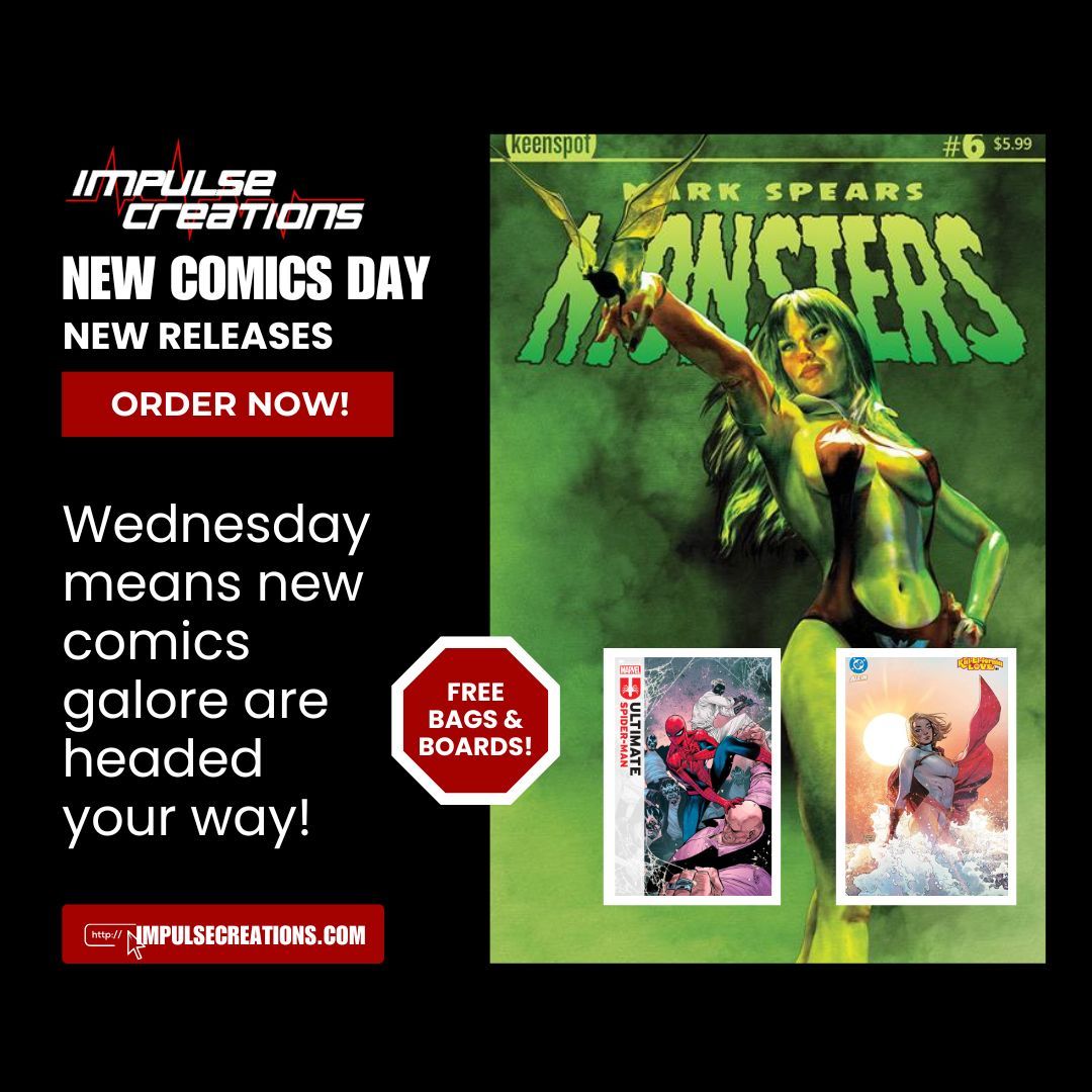 Post SDCC excitement is running high which makes this the perfect time to dive into this week's brand new comics!
impulsecreations.com/collections/ne…