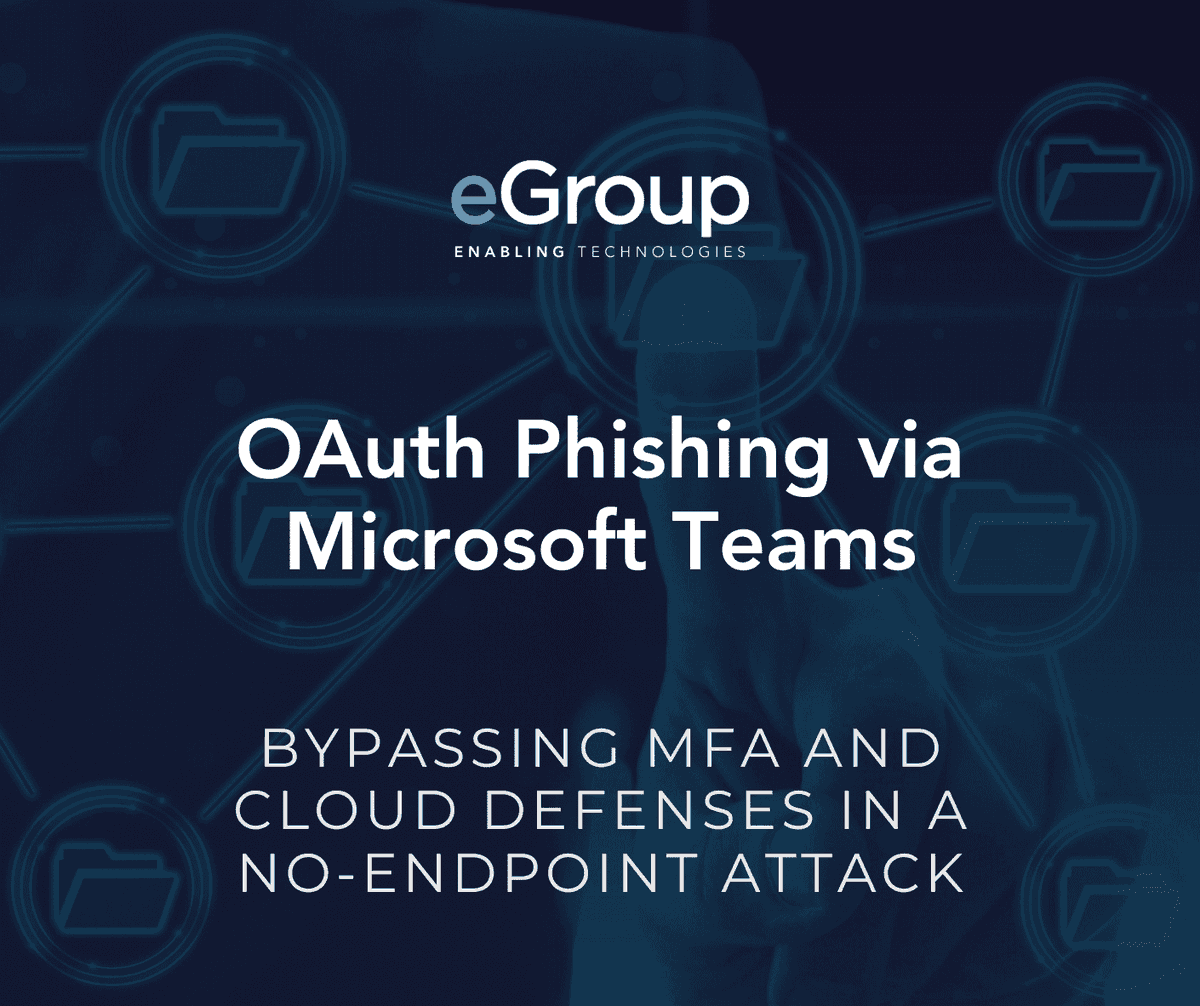 Cybercriminals are using #OAuth #phishing to access <a href="/Microsoft/">Microsoft</a> Teams and sensitive #M365 data without needing a password.

Learn:
-How the attacks work &amp; why they’re dangerous
-What you can do to protect your org using Microsoft security &amp; governance

👉 bit.ly/44UJY2i