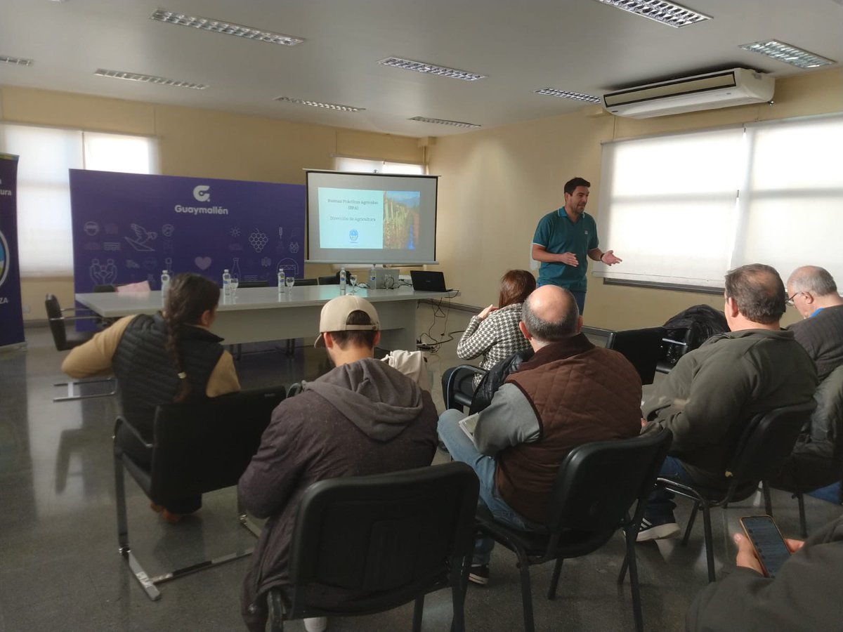 👩🏼‍🌾 Impulsamos un nuevo espacio de formación sobre Buenas Prácticas Agrícolas dirigido a productores oriundos del departamento de Las Heras