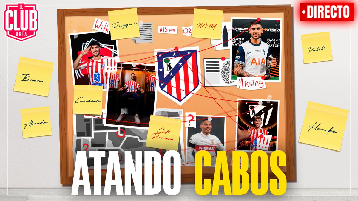 Rubén Uría (@rubenuria) on Twitter photo ATANDO CABOS | PRESENTACIÓN RUGGERI Y CARDOSO | ¿QUÉ PASA CON MILLOT? | SITUACIÓN MOURIÑO | LINO A FLAMENGO | ¿ Y LEMAR? | <a href="/albercarba/">Alberto Carballo</a> <a href="/NachoPalen/">Nacho Palencia</a> <a href="/Dvinuesa/">David Vinuesa Malbac</a> <a href="/doniphon62/">Doniphon</a> <a href="/EduardoDeAtleti/">D. Eduardo de Atleti</a> y <a href="/Juanarrien9/">⚽Juan⚽</a> De 17 a 20h. #ClubUria573 <a href="/Casasantona/">Casa Santoña</a> <a href="/mv_grupo/">Grupo MV</a>
twitch.tv/rubenuria_ ATANDO CABOS | PRESENTACIÓN RUGGERI Y CARDOSO | ¿QUÉ PASA CON MILLOT? | SITUACIÓN MOURIÑO | LINO A FLAMENGO | ¿ Y LEMAR? | <a href="/albercarba/">Alberto Carballo</a> <a href="/NachoPalen/">Nacho Palencia</a> <a href="/Dvinuesa/">David Vinuesa Malbac</a> <a href="/doniphon62/">Doniphon</a> <a href="/EduardoDeAtleti/">D. Eduardo de Atleti</a> y <a href="/Juanarrien9/">⚽Juan⚽</a> De 17 a 20h. #ClubUria573 <a href="/Casasantona/">Casa Santoña</a> <a href="/mv_grupo/">Grupo MV</a>
twitch.tv/rubenuria_