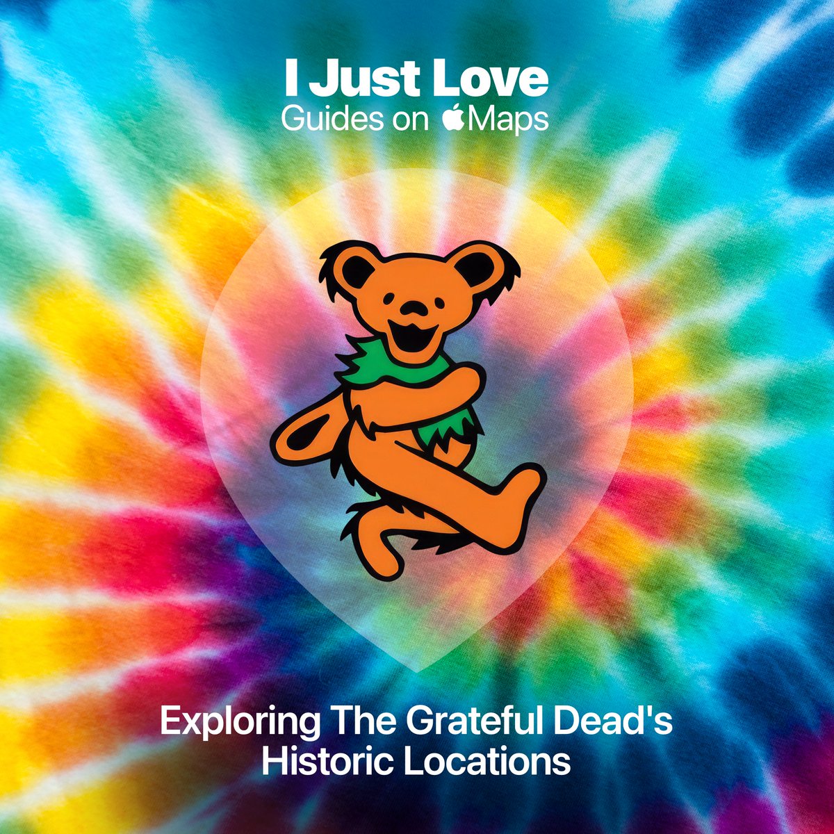 GratefulDead's tweet image. In celebration of the 60th anniversary, the Grateful Dead has partnered with Apple Maps to create a new guide highlighting pivotal locations in the band’s history in San Francisco 💀🌈⚡️

The guide features 11 key locations across San Francisco—including venues like Fillmore…