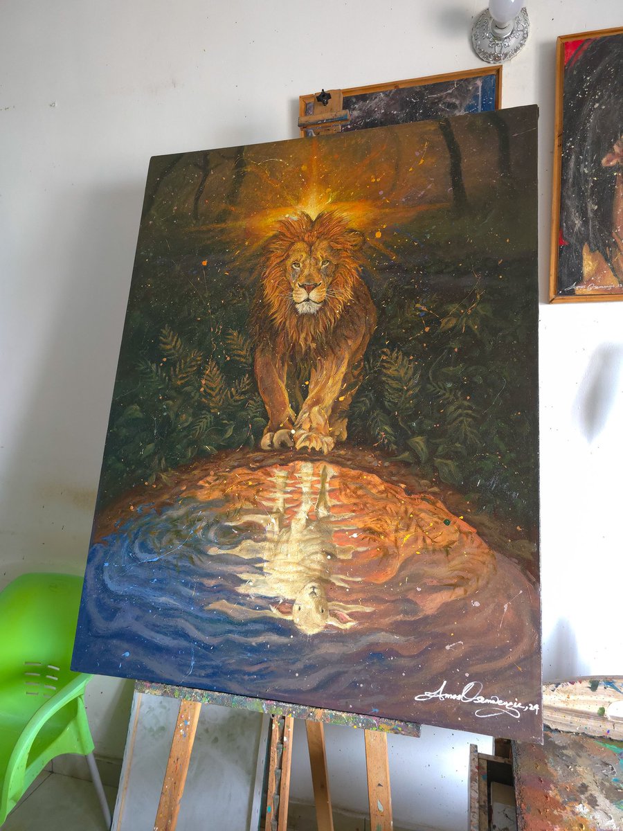 I would like to hear your interpretations of this piece?

Oil on canvas, 3 x 4 ft. Available.