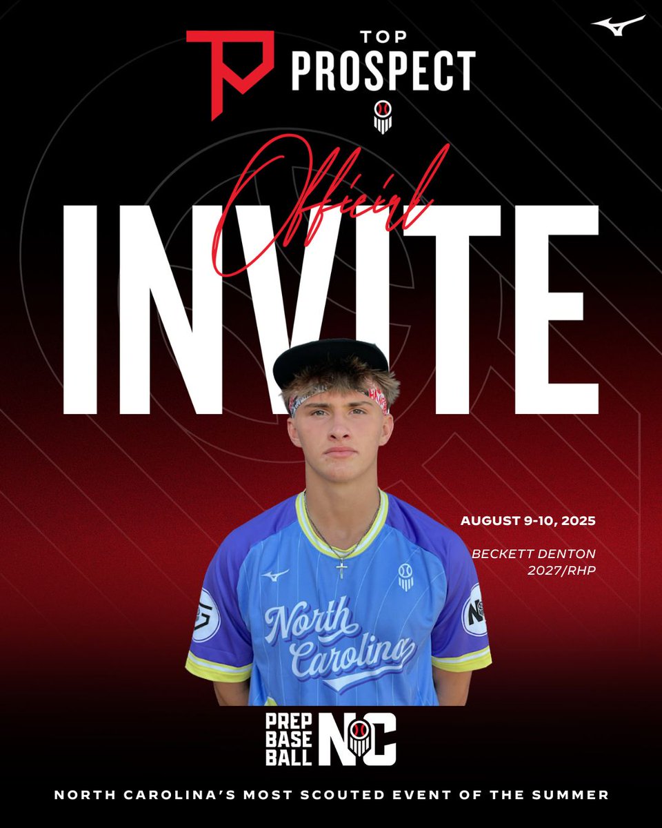 Prep Baseball North Carolina (@prepbaseballnc) on Twitter photo Invite Accepted✅
Top Prospect Games Roster Intros: Saturday, August 9 & Sunday August 10 at High Point University & Finch Field!
<a href="/AddisonTerry14/">Addison Terry</a>
<a href="/aidnmrphy9/">Aidan Murphy</a>
<a href="/Austinbevy/">Austin bevilacqua</a>
<a href="/_beckettd/">Beckett Denton</a>
⚾⚾ Event Info: loom.ly/hDgzWcw Invite Accepted✅
Top Prospect Games Roster Intros: Saturday, August 9 & Sunday August 10 at High Point University & Finch Field!
<a href="/AddisonTerry14/">Addison Terry</a>
<a href="/aidnmrphy9/">Aidan Murphy</a>
<a href="/Austinbevy/">Austin bevilacqua</a>
<a href="/_beckettd/">Beckett Denton</a>
⚾⚾ Event Info: loom.ly/hDgzWcw