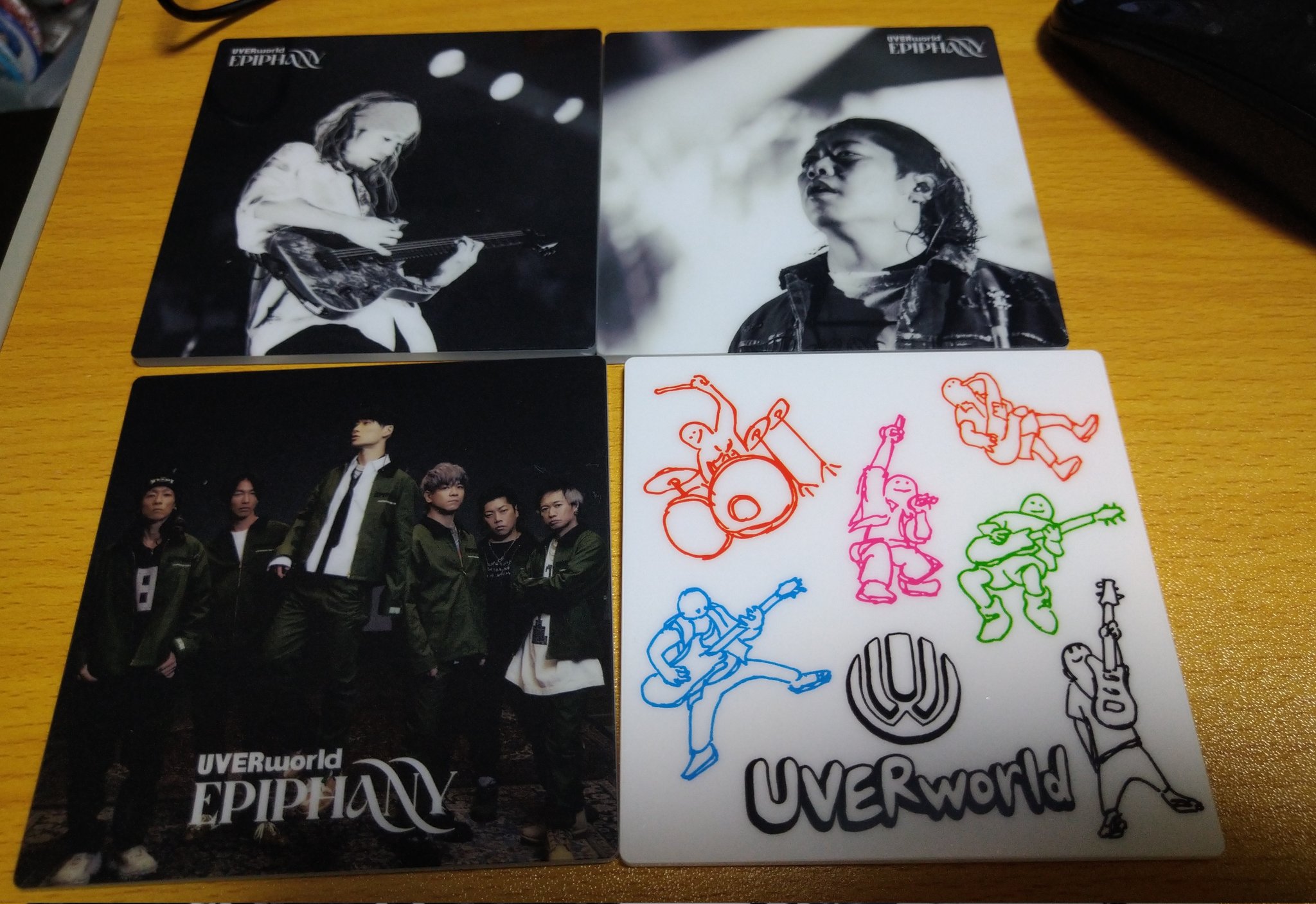 UVERworldカフェ アクリルコースター uverworld uverカフェ アクリルコースター - メルカリ