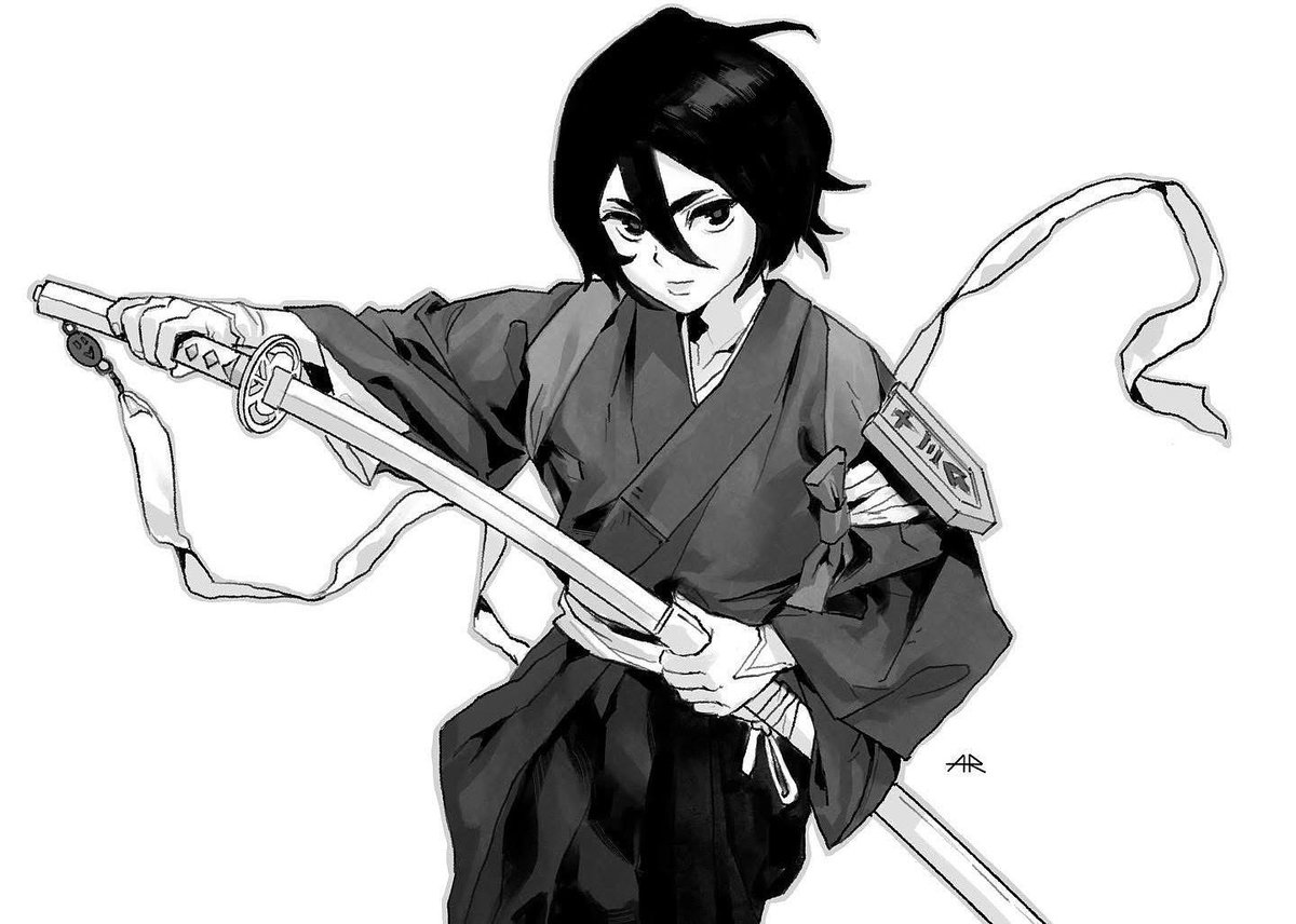 Rukia fanart. Right in the childhood. #bleach