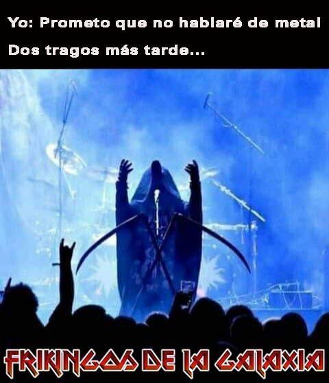 🤫 En el grupo nadie habla de metal... 😎 Pero basta con unos chupitos y aparece el profeta metalero con playlist incluida 🤪 #ChupitoProfético #MetalEvangelio #FrikingosDeLaGalaxia #Humor #Meme