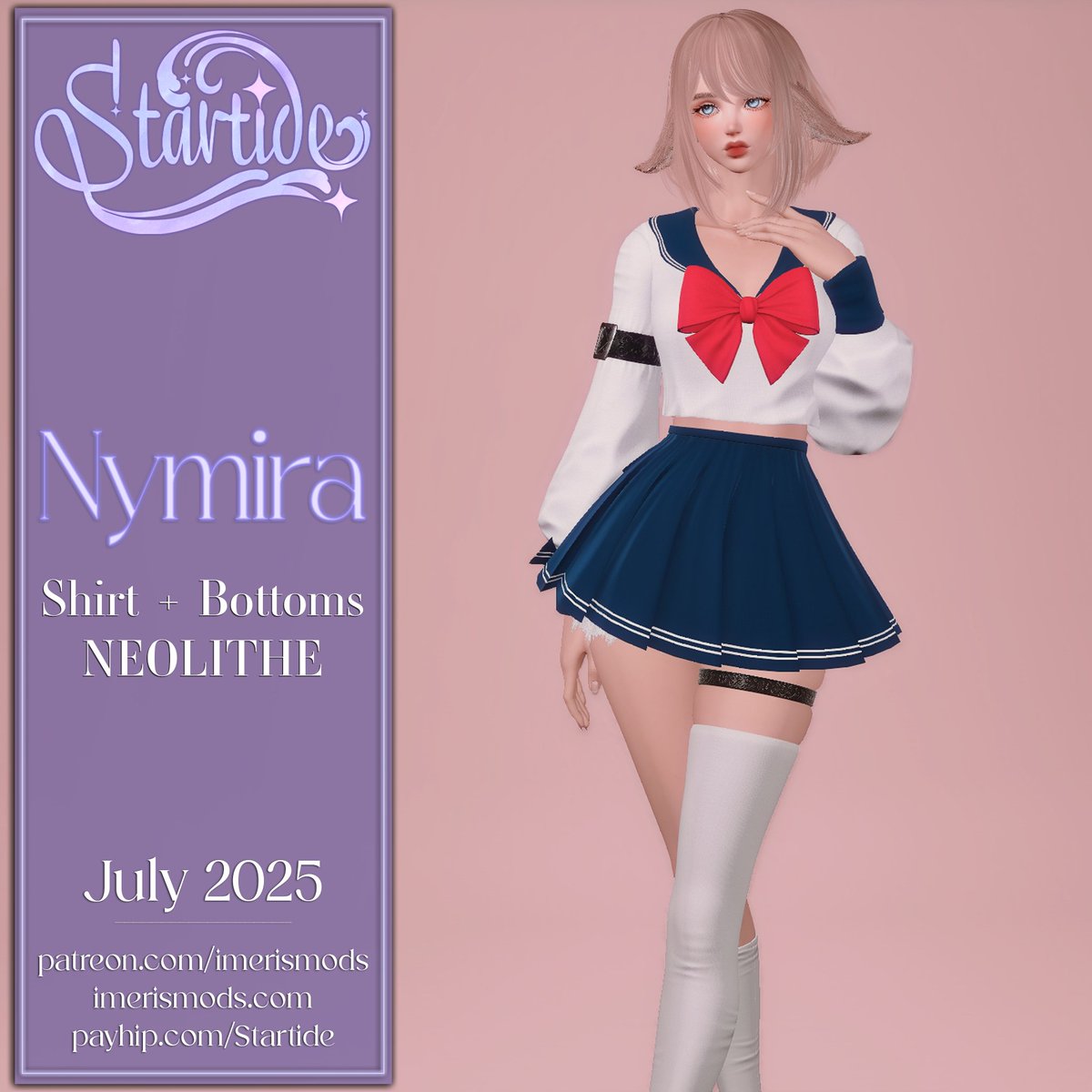 FREEBIE! 🥳
Nymira is available now! 
Download in the Startide discord ♥ 

Invite link in bio 👀