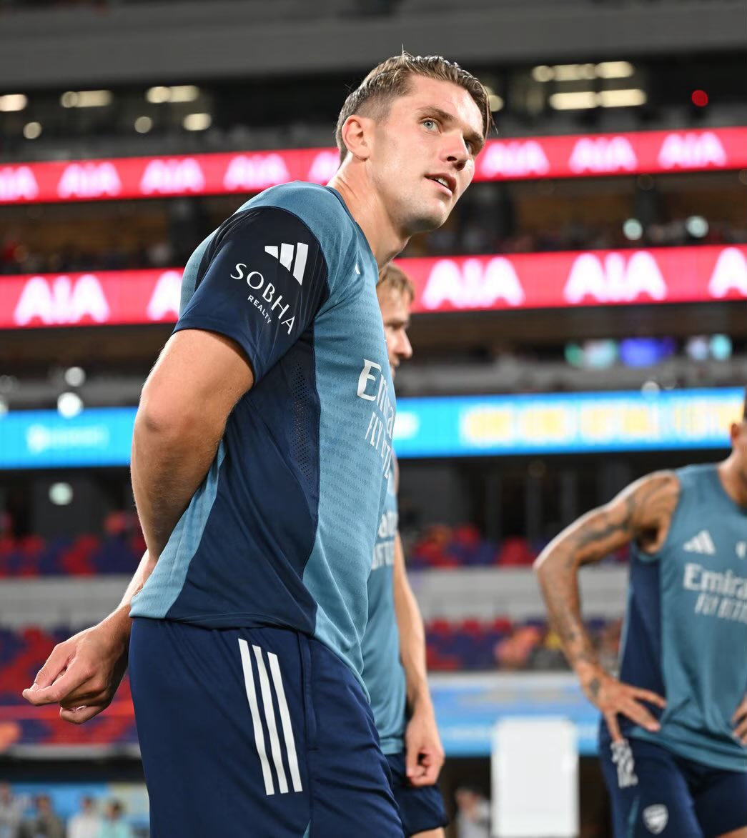 Viktor Gyökeres in Arsenal training today. 🇸🇪