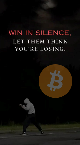 A lot of people will call you crazy for stacking #Bitcoin 

But you don't need to expend any energy trying to convince them otherwise