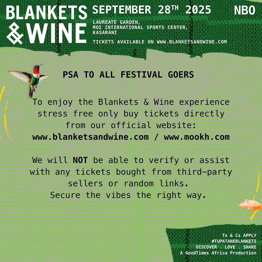 PSA TO ALL FESTIVAL GOERS ‼️

#tupataneblankets #itsalwaysagoodtime #blanketsandwine