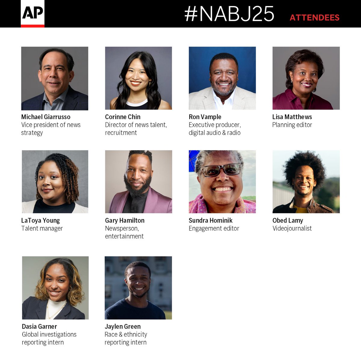Hey folks! Emerging from my on-off X hiatus to share plans for #NABJ25 in Cleveland. I’ll be speaking on two panels and I’ll be recruiting at <a href="/AP/">The Associated Press</a>’s career fair booth. Looking forward to meeting new faces &amp; catching up with old friends, Aug. 6-Aug. 9. My colleagues &amp; I are ready.