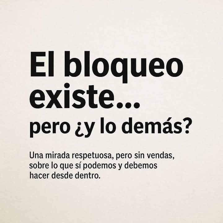 El bloqueo afecta, pero no impide pensar, tener ingenio, a no esconder lo mal hecho, a crear una #Cuba más funcional, organizada, previsora. Queremos una Isla libre de simuladores, donde se exija responsabilidades individuales, sin corrupción, sin tantas reuniones justificativas.