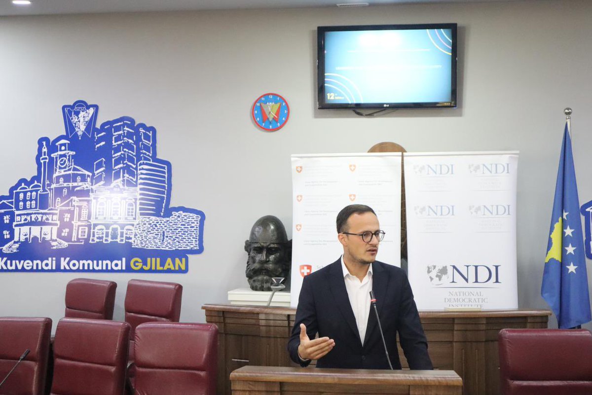 WeekofWomen's tweet image. Today in Gjilan, as part of the #WoWKS2025 Policy Debate series, women leaders, officials, parties & communities discussed local public safety - focusing on data-driven decisions & collaboration to build safer, inclusive neighborhoods.#WoWKS2025 #NDIKosovo