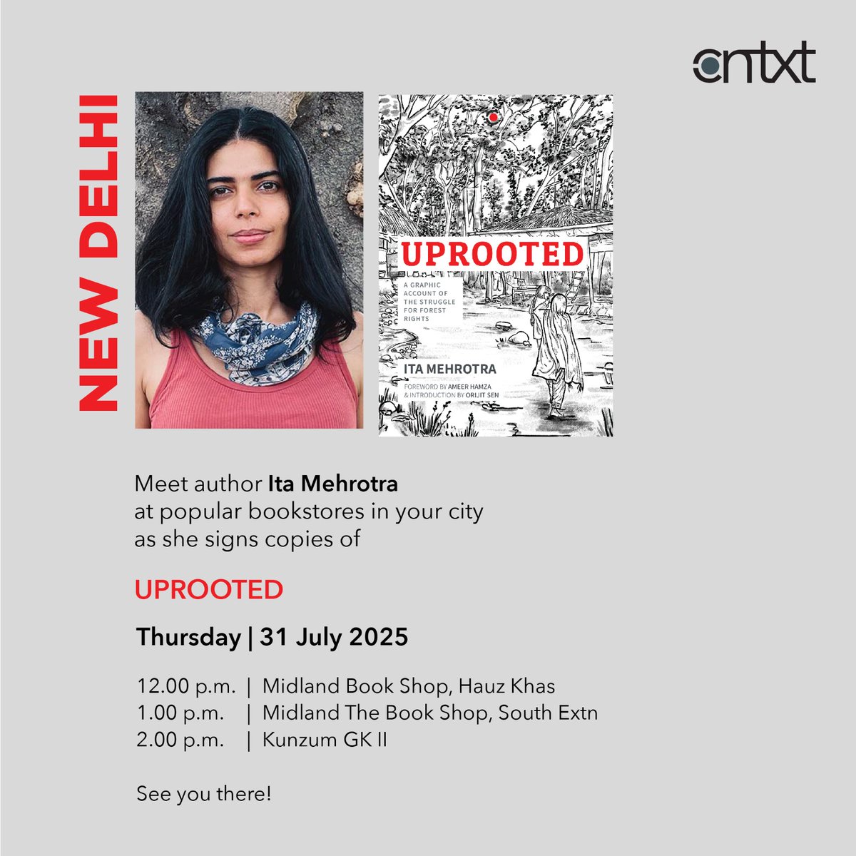Westland Books (@westlandbooks) on Twitter photo #Delhi we are going bookstore-hopping with <a href="/ItaMehrotra/">Ita Mehrotra</a> tomorrow afternoon!
Come join us.
<a href="/ContextIndia/">Context</a> <a href="/ASuitableAgency/">A Suitable Agency</a> <a href="/midlandbook/">Midland The Book Shop ™</a> <a href="/midlandsouthex/">Midland The BookShop</a> <a href="/kunzum/">Kunzum</a> #Delhi we are going bookstore-hopping with <a href="/ItaMehrotra/">Ita Mehrotra</a> tomorrow afternoon!
Come join us.
<a href="/ContextIndia/">Context</a> <a href="/ASuitableAgency/">A Suitable Agency</a> <a href="/midlandbook/">Midland The Book Shop ™</a> <a href="/midlandsouthex/">Midland The BookShop</a> <a href="/kunzum/">Kunzum</a>