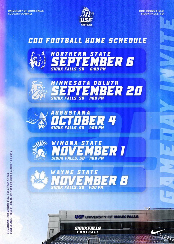Wyatt Henderson (@wyryhenderson) on Twitter photo Thank you <a href="/j_schlichte/">Jay Schlichte</a> for the gameday invite. I’m excited to head out to <a href="/USFCougarsFB/">USF Football</a>
<a href="/NWahlScouting/">Nate Wahl</a> <a href="/OJW_Scouting/">PrepRedzone Oliver</a> <a href="/PrepRedzoneMN/">Prep Redzone Minnesota</a> <a href="/LOScrimmage/">Line Of Scrimmage Coaching & Consulting</a> Thank you <a href="/j_schlichte/">Jay Schlichte</a> for the gameday invite. I’m excited to head out to <a href="/USFCougarsFB/">USF Football</a>
<a href="/NWahlScouting/">Nate Wahl</a> <a href="/OJW_Scouting/">PrepRedzone Oliver</a> <a href="/PrepRedzoneMN/">Prep Redzone Minnesota</a> <a href="/LOScrimmage/">Line Of Scrimmage Coaching & Consulting</a>