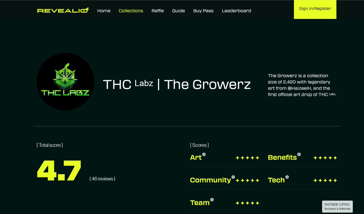 Revealio (@revealio_xyz) on Twitter photo π¨JUST IN
New reviews added and updated for <a href="/THC_Labz/">THC α΄Έα΅α΅αΆ»</a>
π Updated stats
- Reviews: 46
- Score: 4.7/5β
revealio.xyz/collections/thβ¦ π¨JUST IN
New reviews added and updated for <a href="/THC_Labz/">THC α΄Έα΅α΅αΆ»</a>
π Updated stats
- Reviews: 46
- Score: 4.7/5β
revealio.xyz/collections/thβ¦