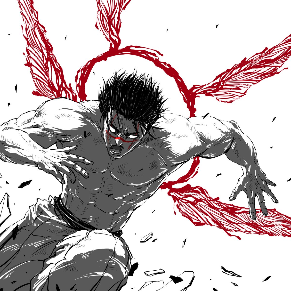 3ch_graphics's tweet image. #今月描いた絵を晒そう