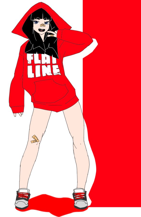 FLATLINE #rkgk #illust #drawing #artwork