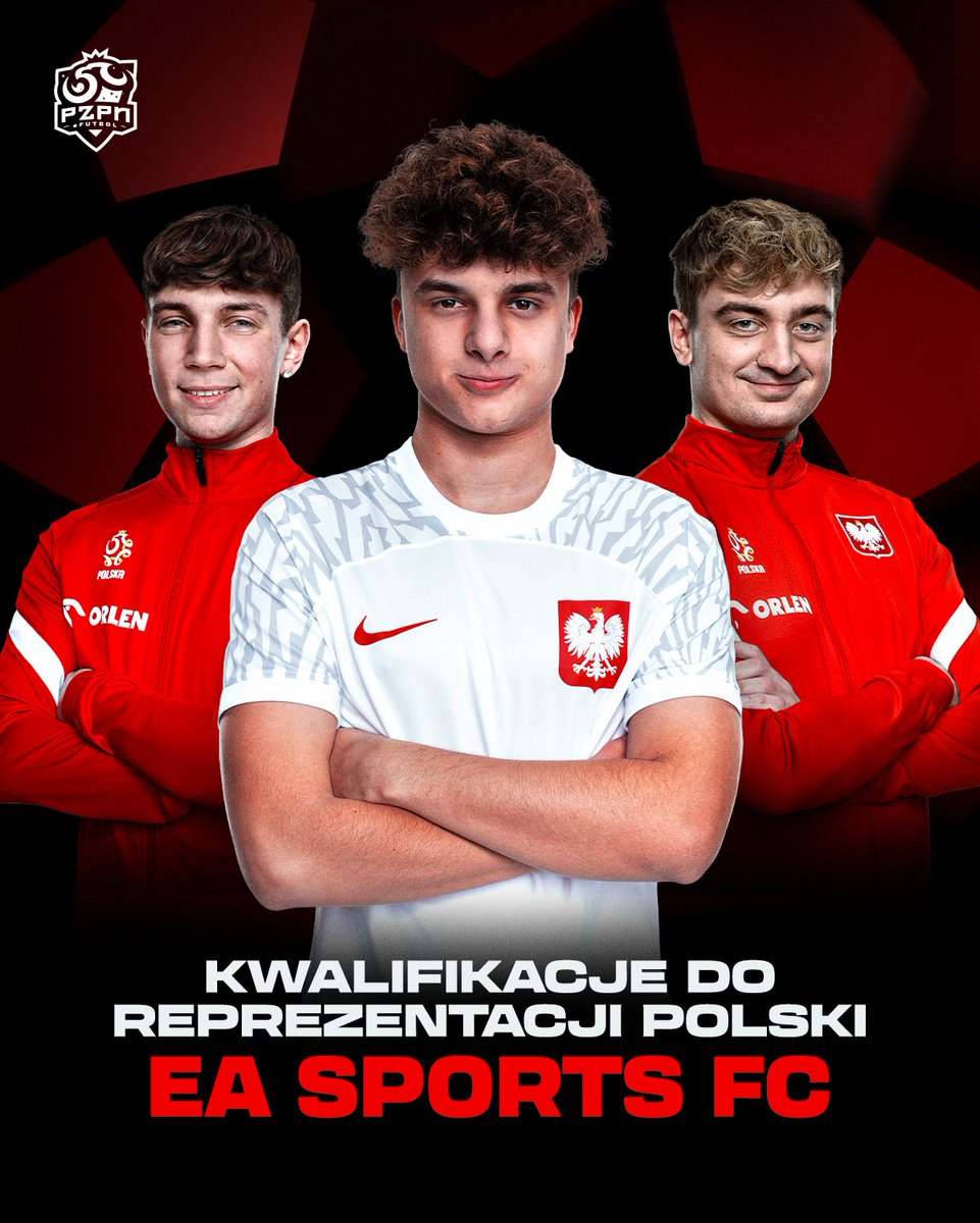 Łączy nas eFutbol (@pzpnefutbol) on Twitter photo 🔥 Ruszają kwalifikacje do reprezentacji Polski 🇵🇱 w EA SPORTS FC 🎮⚽
Masz skilla? Weź udział w eliminacjach i walcz o miejsce w kadrze! 💪W kolejnych etapach czekają na Ciebie legendy – <a href="/damiefifa/">Damian Augustyniak</a>, <a href="/Furman08/">Furman</a>, <a href="/bejottFIFA/">Bartosz Jakubowski</a> i <a href="/BlachuFIFA/">Blachu_</a>!
Szczegóły 👉 laczynaspilka.pl/kadra-fc25 🔥 Ruszają kwalifikacje do reprezentacji Polski 🇵🇱 w EA SPORTS FC 🎮⚽
Masz skilla? Weź udział w eliminacjach i walcz o miejsce w kadrze! 💪W kolejnych etapach czekają na Ciebie legendy – <a href="/damiefifa/">Damian Augustyniak</a>, <a href="/Furman08/">Furman</a>, <a href="/bejottFIFA/">Bartosz Jakubowski</a> i <a href="/BlachuFIFA/">Blachu_</a>!
Szczegóły 👉 laczynaspilka.pl/kadra-fc25