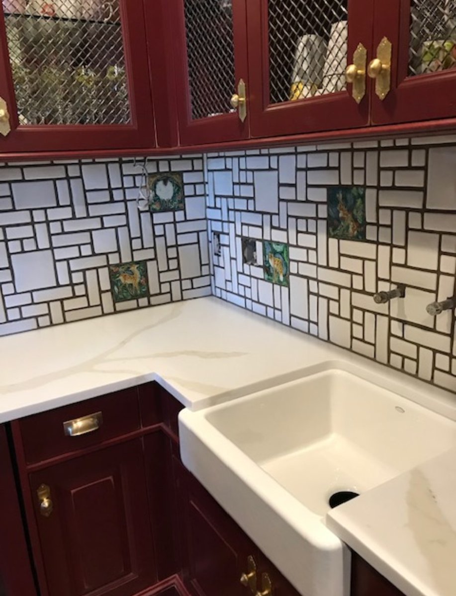 QualityTileInc's tweet image. Art you can live in.
We recently installed these handcrafted @Pewabic tile backsplashes — a Detroit classic that brings texture, color, and history into your home.
Proud to work with timeless materials + precise installation.
🔗 qualitytileinc.com
#PewabicTile #DetroitDesign
