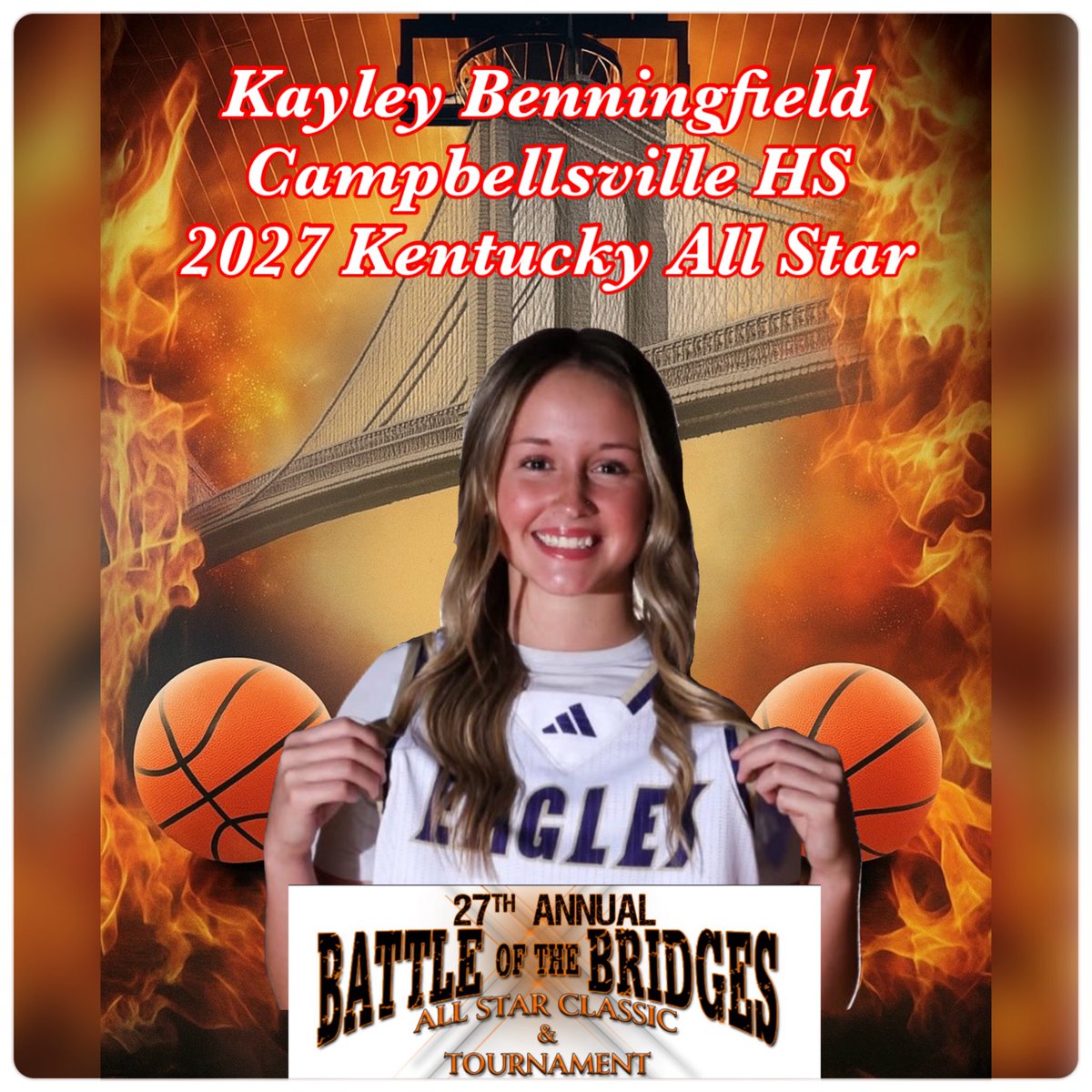 Coach Billy Anthony (@coachanthony78) on Twitter photo 🚨#5! Her length & versatility allows <a href="/kbenningfield2/">Kayley Benningfield</a> to play multiple positions on the floor! Automatic at the FT line (#2 in state). Shoots the 3 well & a finisher around the rim! High IQ player & great addition to the 2027 squad! <a href="/PGHKentucky/">Prep Girls Hoops Kentucky</a> 🚨#5! Her length & versatility allows <a href="/kbenningfield2/">Kayley Benningfield</a> to play multiple positions on the floor! Automatic at the FT line (#2 in state). Shoots the 3 well & a finisher around the rim! High IQ player & great addition to the 2027 squad! <a href="/PGHKentucky/">Prep Girls Hoops Kentucky</a>
