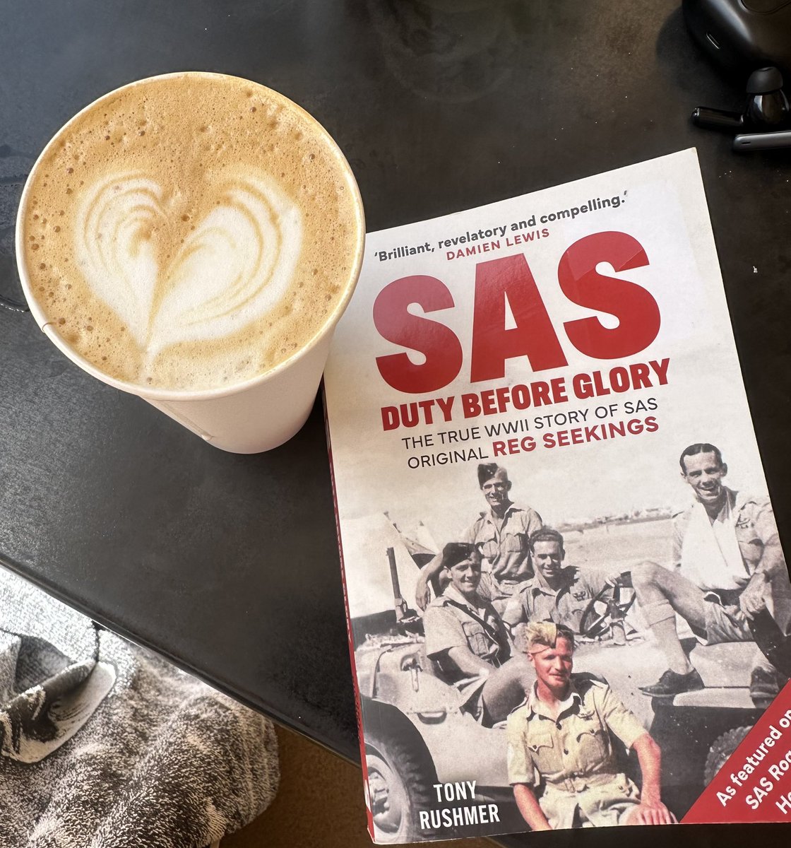 bellynel's tweet photo. A coffee and good book on holiday what more could anyone ask for https://t.co/xE7Y7a7L6C