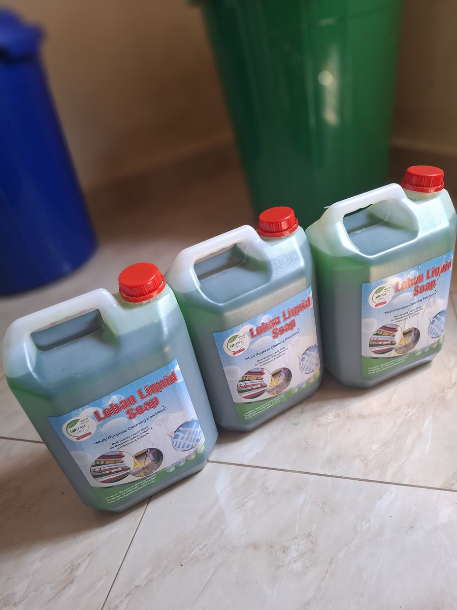 lohanliquidsoap's tweet image. It&apos;s Our Multipurpose Liquid in different size, 5L,10L and 20L
Call/Watsap us:+256770857851
🙏@lohanproducts.com