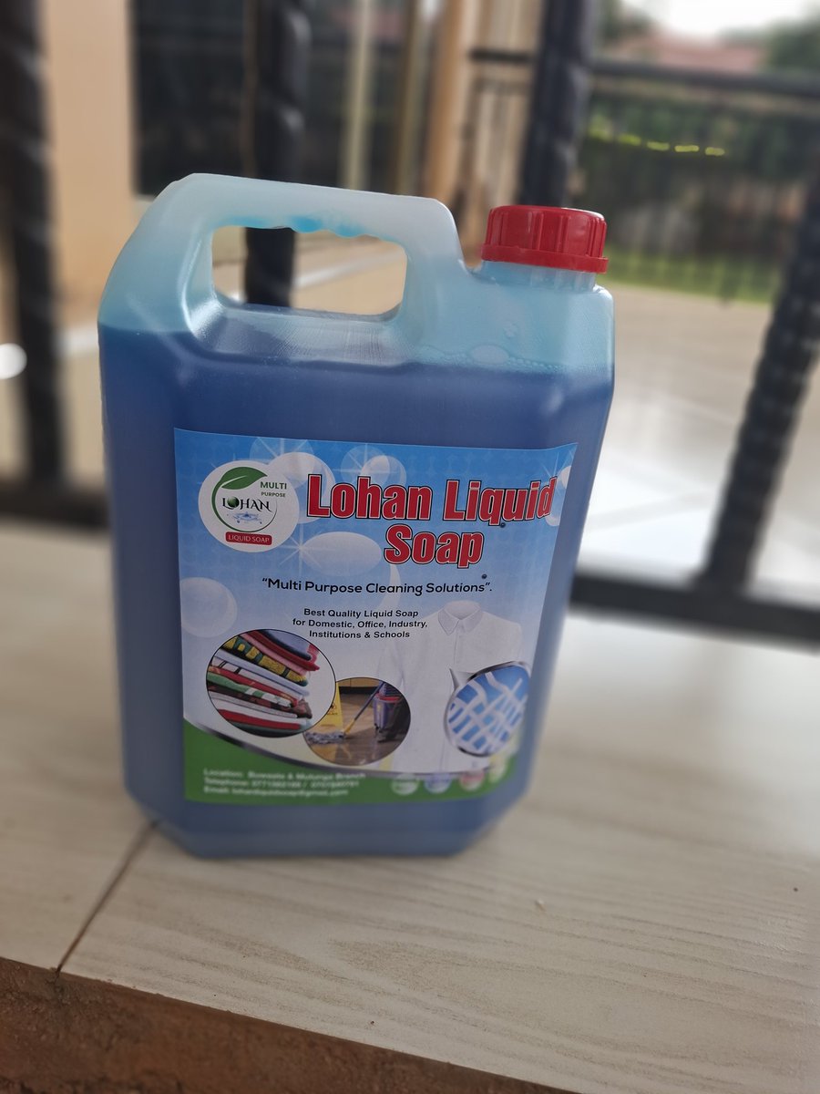 lohanliquidsoap's tweet image. It&apos;s Our Multipurpose Liquid in different size, 5L,10L and 20L
Call/Watsap us:+256770857851
🙏@lohanproducts.com