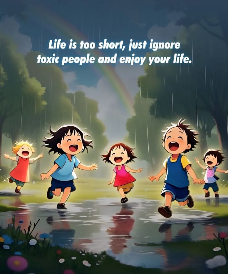 Life is too short, just ignore 
Foxic people and enjoy your Life.
Good night everyone