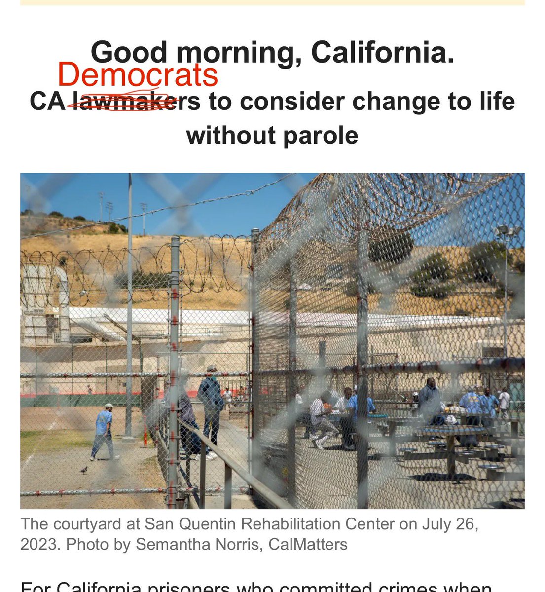 Fixed the headline. Let’s be real, <a href="/CalMatters/">CalMatters</a>.

<a href="/SenBrianJones/">Brian W. Jones</a>