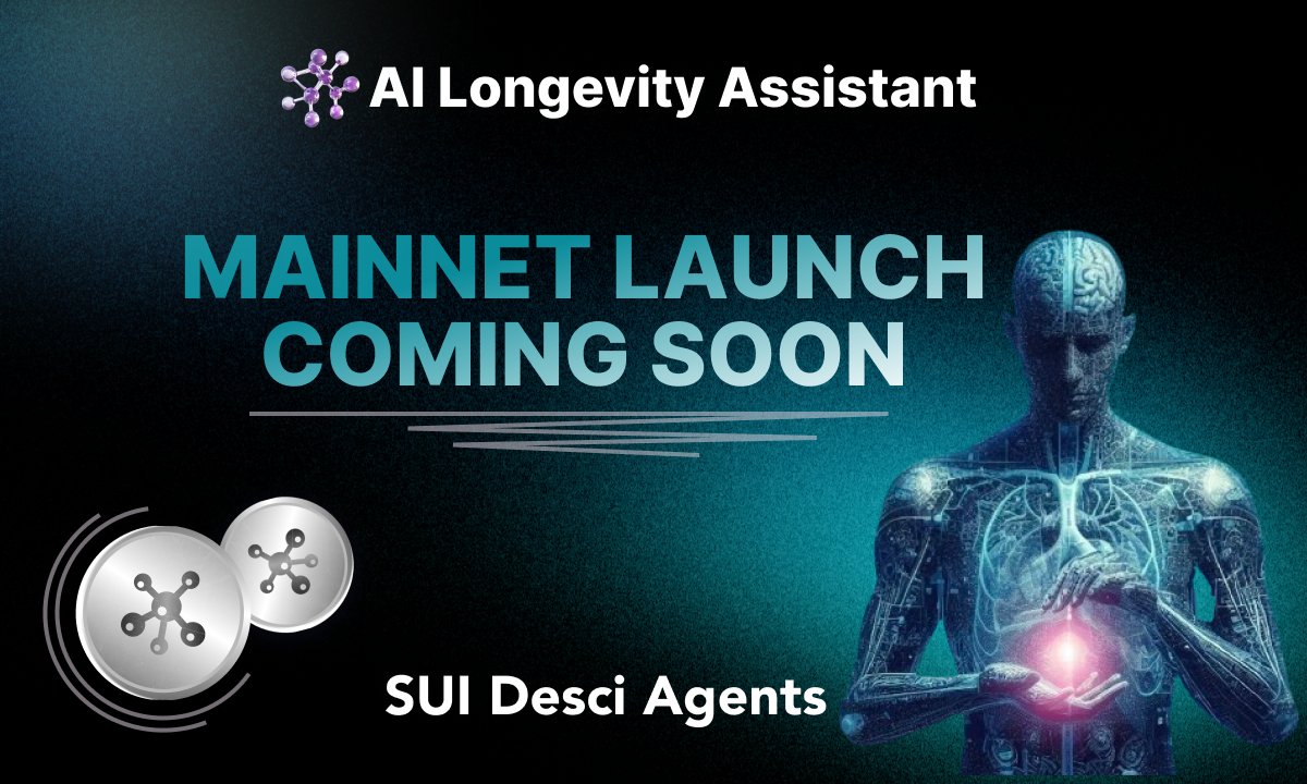🚀 This August, SUI $DESCI Agents is launching the AI Longevity Assistant — your intelligent guide to a longer, healthier life.

✅ Generate personalized supplement protocols based on your unique biology and longevity goals.
✅ Analyze bloodwork, hormonal test results, and X-rays