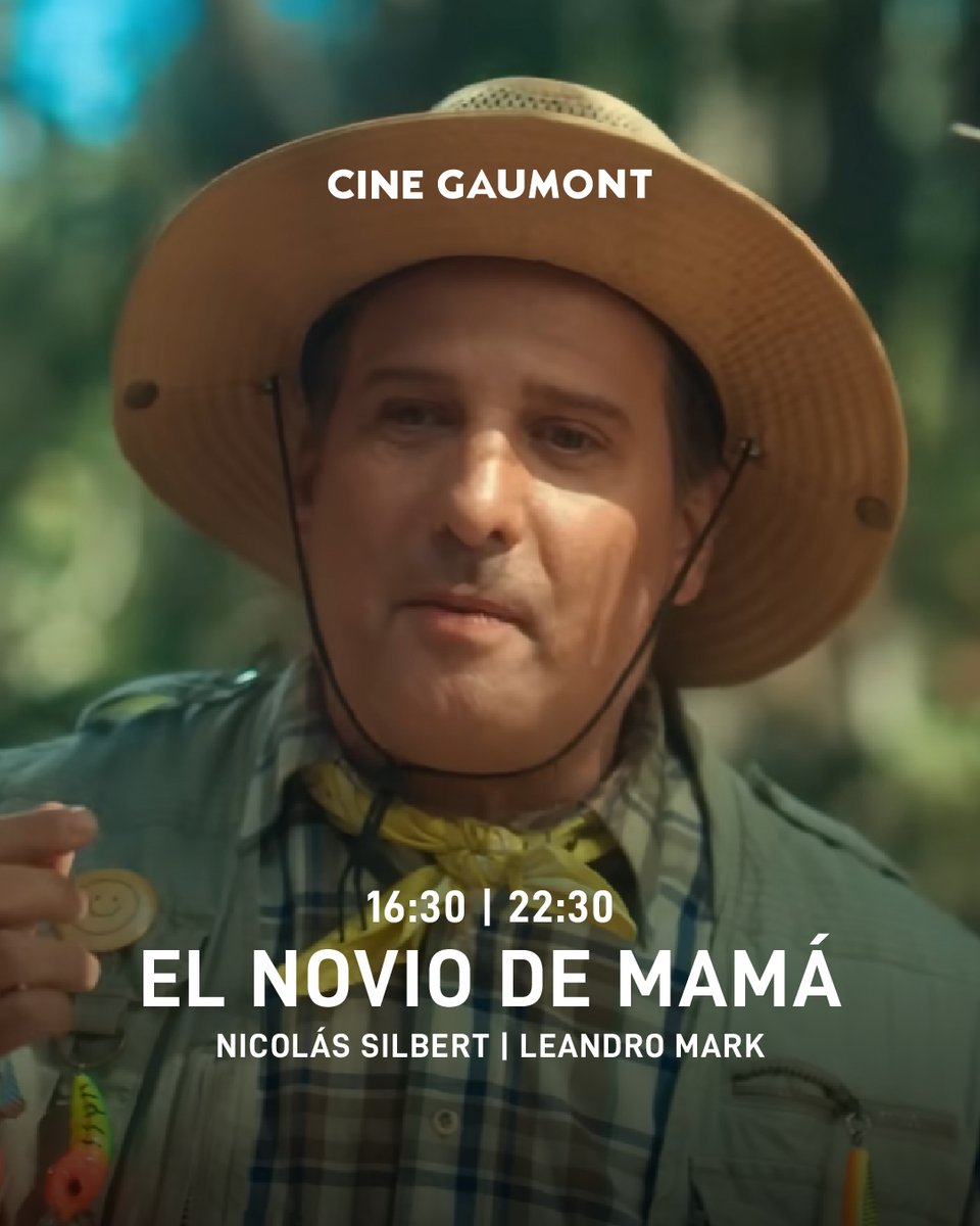 Cine Gaumont (@cinegaumont) on Twitter photo ๐ฌ "El novio de mamรก", dirigida por @nicksilbert y Leandro Mark, con @soylistortiok y <a href="/danilachepi/">Dani La Chepi</a>
๐ฝ๏ธ Del jueves 31 de julio al miรฉrcoles 6 de agosto: 16:30 | 22:30
๐ 99 min (ATP)
๐ Entradas anticipadas en cinegaumont.ar
ยกNos vemos en el #cine! ๐ฌ๐ฟ ๐ฌ "El novio de mamรก", dirigida por @nicksilbert y Leandro Mark, con @soylistortiok y <a href="/danilachepi/">Dani La Chepi</a>
๐ฝ๏ธ Del jueves 31 de julio al miรฉrcoles 6 de agosto: 16:30 | 22:30
๐ 99 min (ATP)
๐ Entradas anticipadas en cinegaumont.ar
ยกNos vemos en el #cine! ๐ฌ๐ฟ