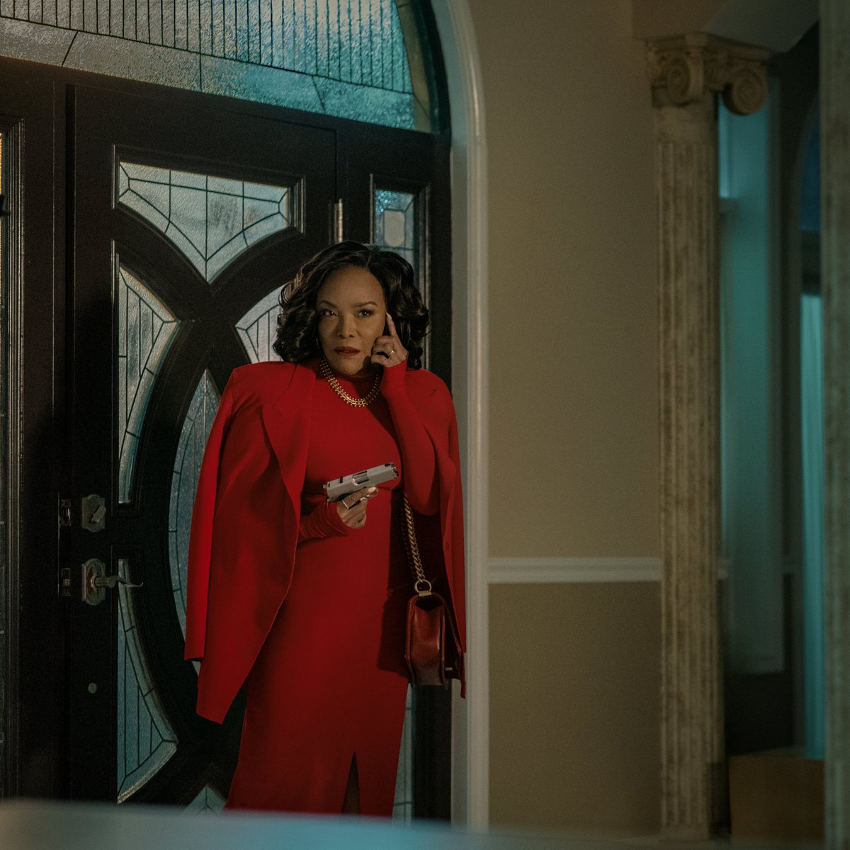 SHOTheChi's tweet image. Dressed to kill. All episodes of #TheChi are now streaming on the #ParamountPlus Premium Plan.