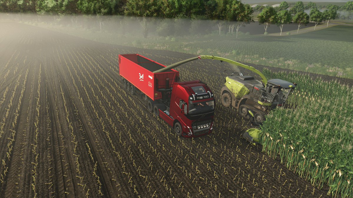 tamtam_farming's tweet image. 配信終了★
見に来てくれた皆様ありがとうございました！
コーンも含めて収穫完了です！来年牛を導入するための餌の足しにはなったかな！
#FS25 #FarmingSimulator25