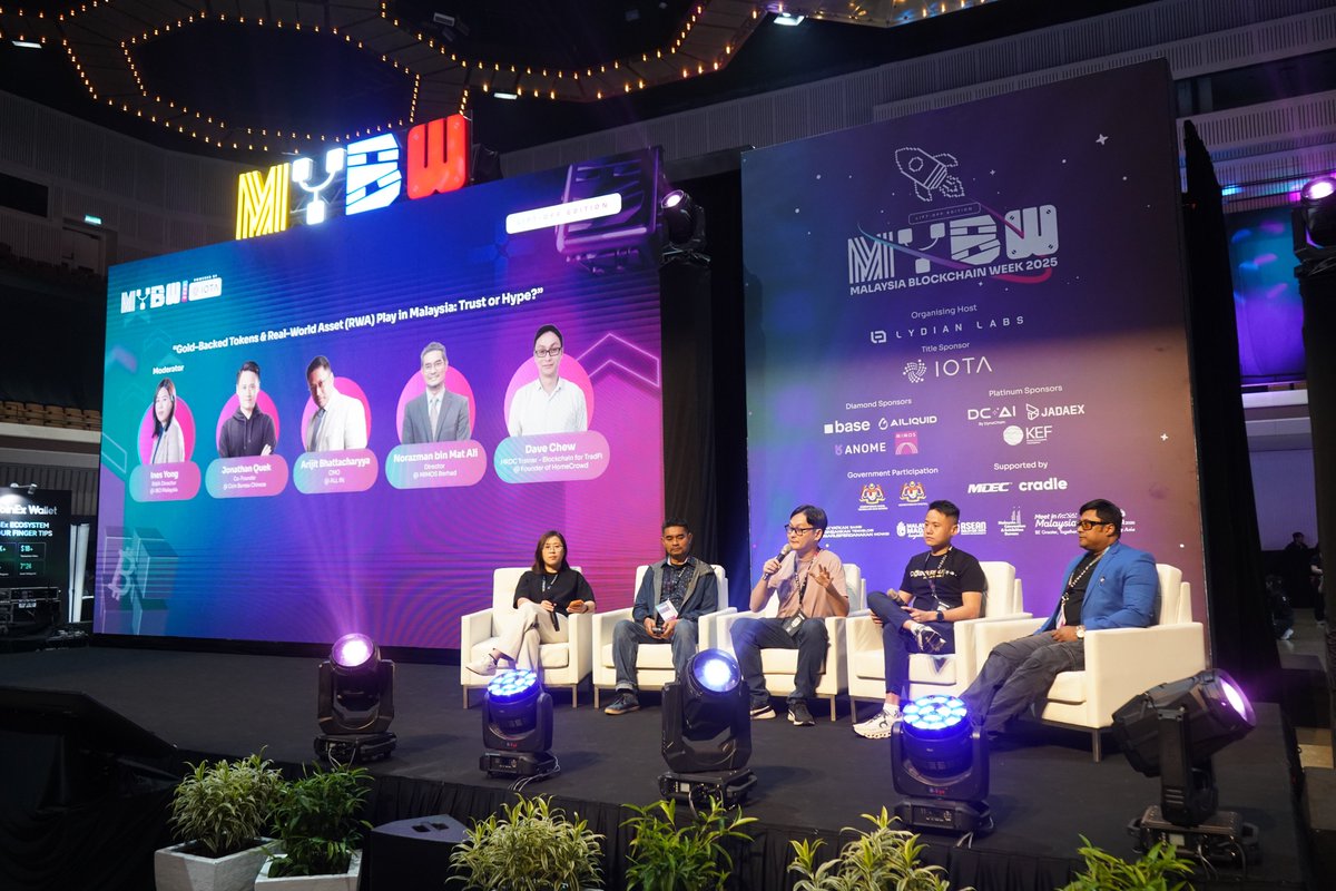 davewychew's tweet photo. Last week concluded Malaysia Blockchain Week was a blast. Had the privilege to share 2 cents view on the Web3/RWA industry.
RWA Tokenization Hits US$24 billion and forecast to grows up to US$40 trillion by 2030
Exciting time to build!
#rwa #homecrowd #web3 #mybw2025 https://t.co/qxhCeg2I1z