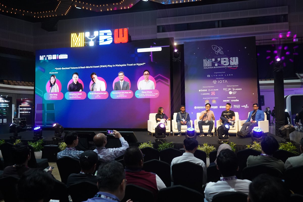 davewychew's tweet photo. Last week concluded Malaysia Blockchain Week was a blast. Had the privilege to share 2 cents view on the Web3/RWA industry.
RWA Tokenization Hits US$24 billion and forecast to grows up to US$40 trillion by 2030
Exciting time to build!
#rwa #homecrowd #web3 #mybw2025 https://t.co/qxhCeg2I1z